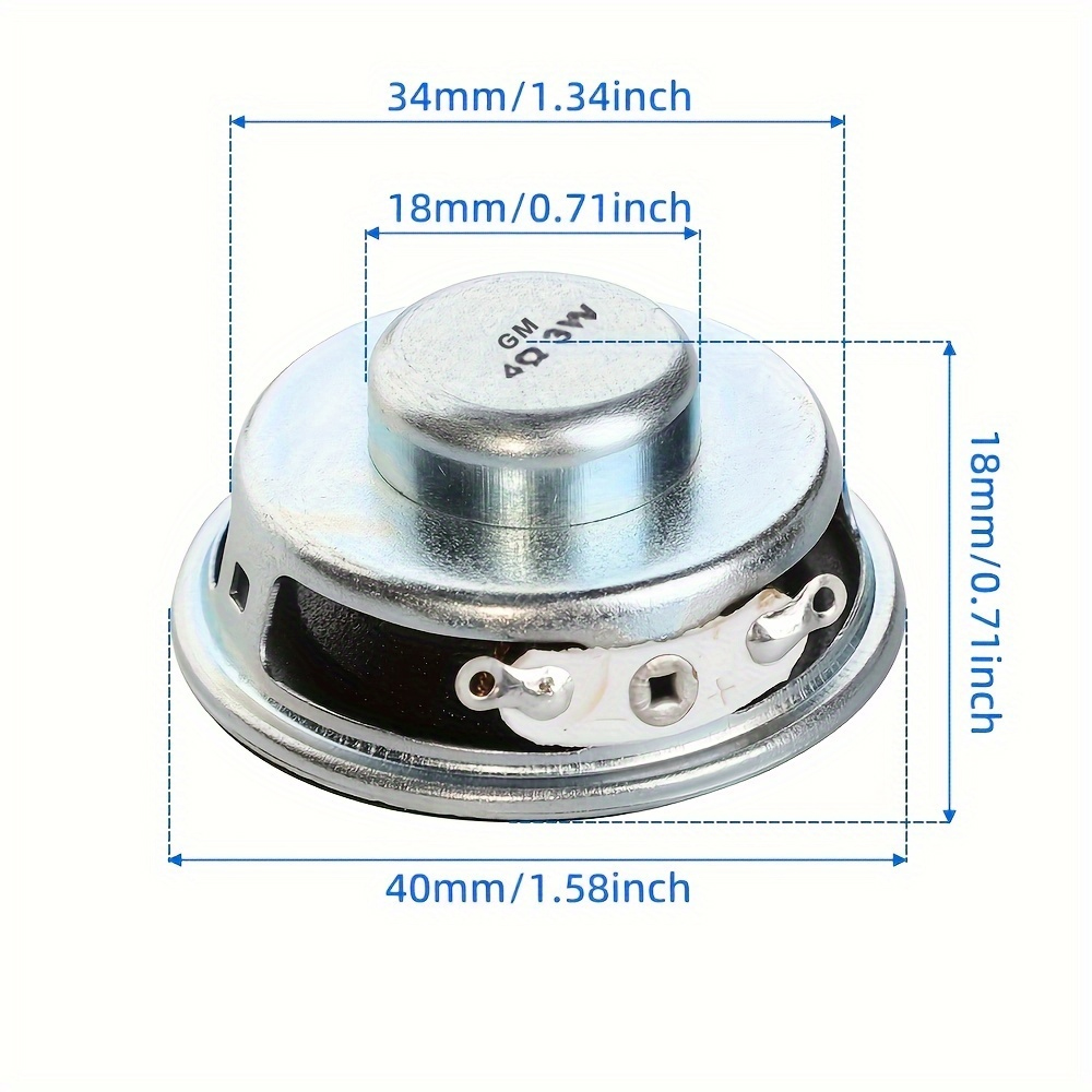 AUIN 2개 미니 1.5인치 풀레인지 휴대용 스피커  - Audio Home Cinema 리뷰 및 가격