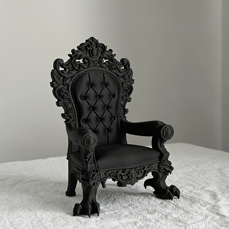 1개로 구성된 고급 왕좌 모델 – 고딕 스타일 – 짙은 - Home Cinema Chairs 리뷰 및 가격