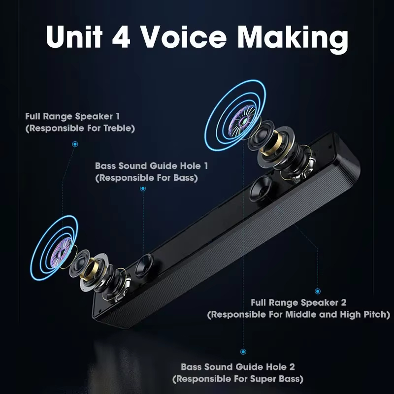 블루투스 5.0 4D 서라운드 사운드바 유선 무선 스테 - Home Cinema Wireless 리뷰 및 가격
