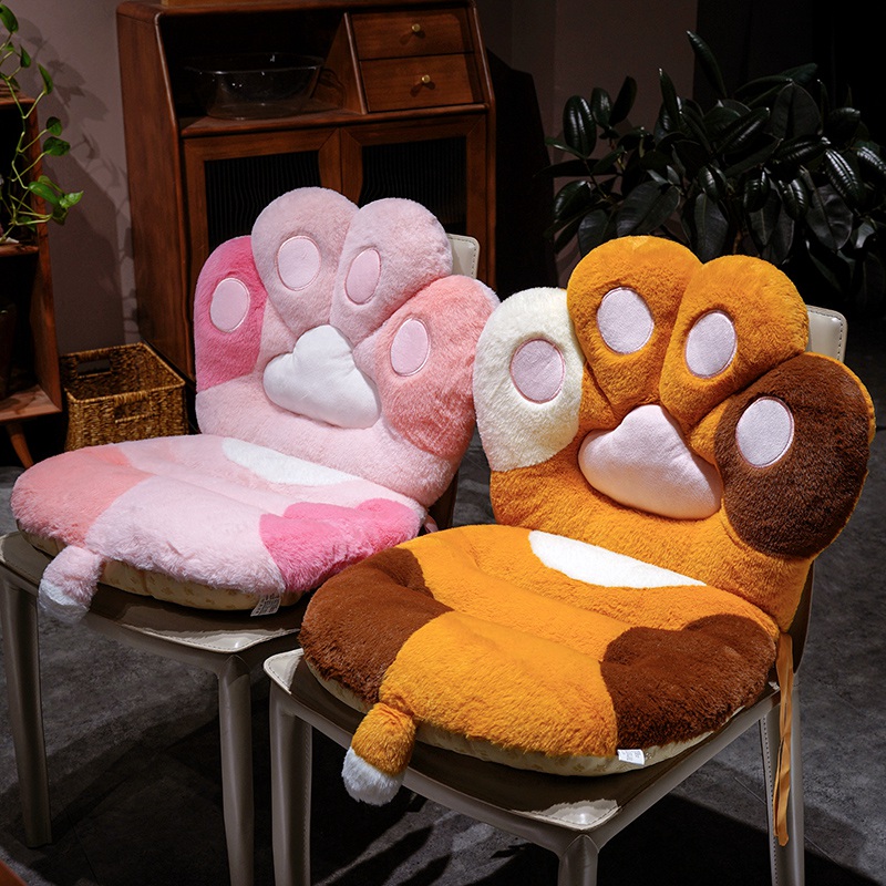 귀엽고 창의적인 색상의 고양이 발 모양 의자 쿠션 플러 - Home Cinema Chairs 리뷰 및 가격