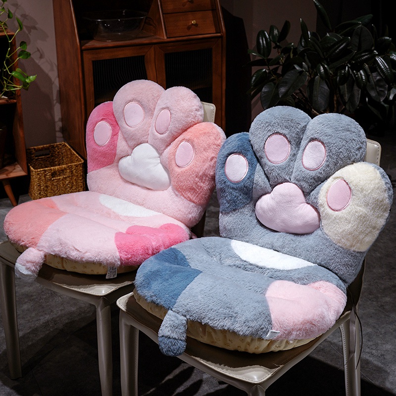 귀엽고 창의적인 색상의 고양이 발 모양 의자 쿠션 플러 - Home Cinema Chairs 리뷰 및 가격