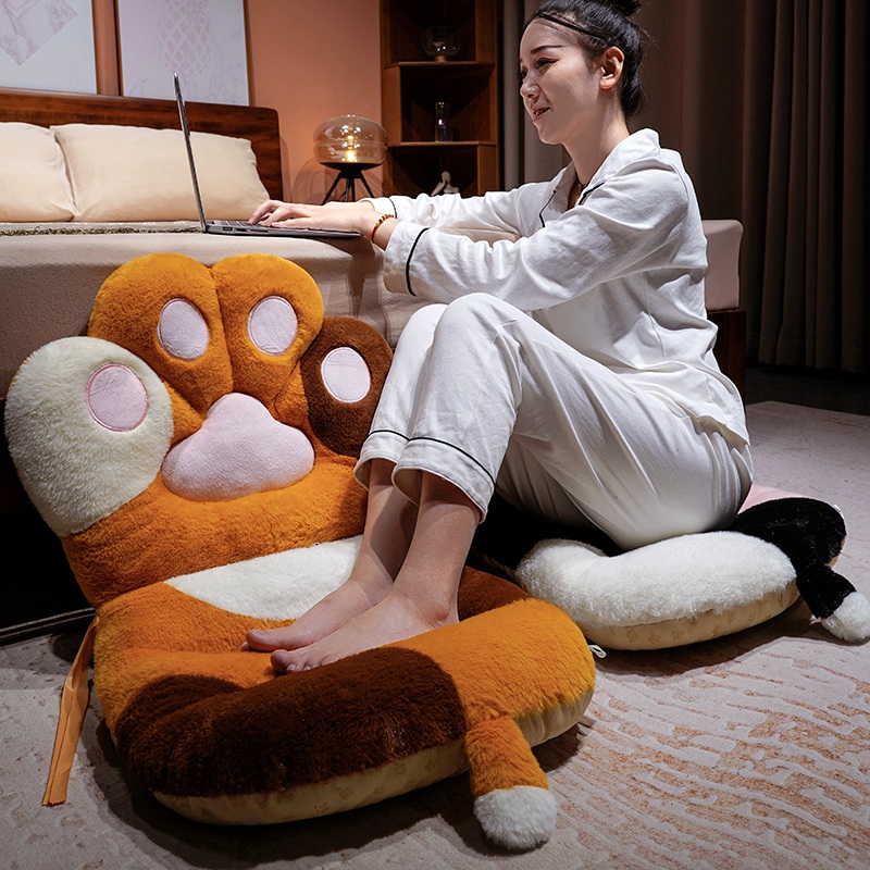 귀엽고 창의적인 색상의 고양이 발 모양 의자 쿠션 플러 - Home Cinema Chairs 리뷰 및 가격